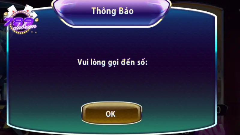 Liên hệ ngay CSKH khi không thực hiện được đăng ký 789Club