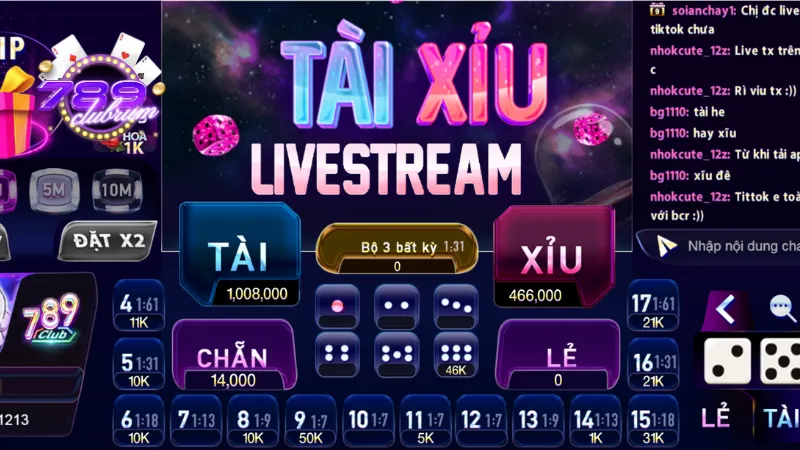 Tài Xỉu Livestream 789Club là gì?