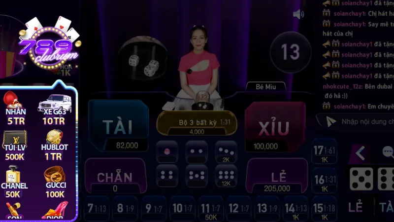 Lợi ích khi chơi game Tài xỉu Livestream tại 789Club