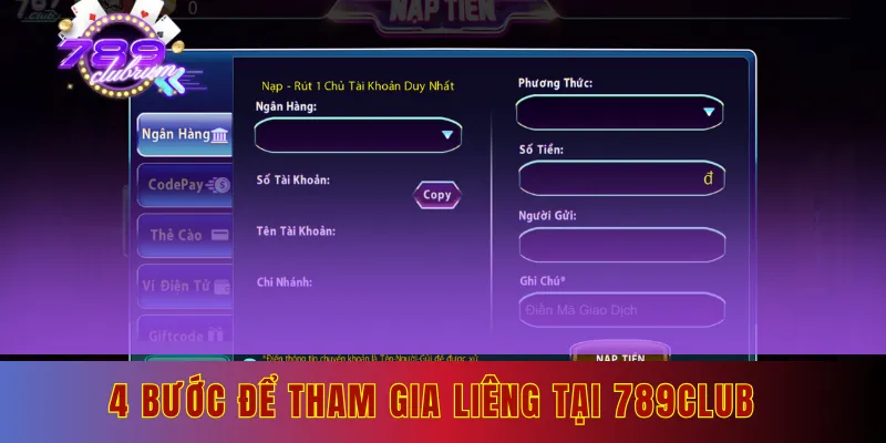 Giới thiệu luật chơi liêng tại 789club