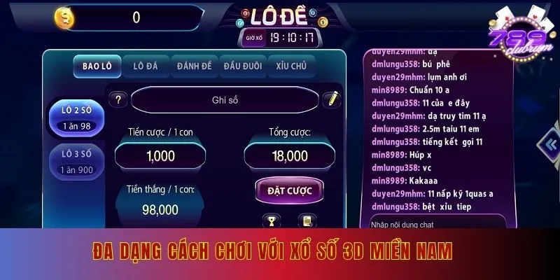 4 mẹo chơi xổ số 3D tại 789club chắc thắng