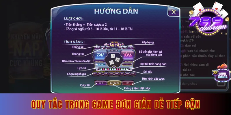Bộ quy tắc cần nắm khi chơi Tài Xỉu MD5 tại 789club